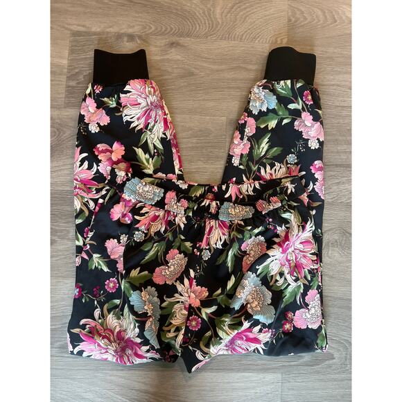 Express size medium women’s floral joggers pants - Picture 2 of 5